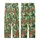 Safari Aesthetic: Hand-Drawn Lounging Leopards Tropical Jungle Repeat Pattern Kid Satin Pajamas Set - 3