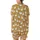 Women's Funny White Geese Christmas Pajama Set with Santa Hats Satin Short-Sleeve Pajamas Set - 3
