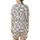 Women's Personalized Sleep Set: Taupe Gingham 'Love Joy Celebrate' Script Lounge Wear Satin Short-Sleeve Pajamas Set - 3