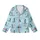 Golf Enthusiast: Seamless Golf Course Silhouette Pattern - Flat Graphic Art Print Kid Satin Pajamas Set - 2
