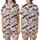 Diamond League Retro Pattern: Pinstripe Baseball & Champion Script Print Satin Short-Sleeve Pajamas Set - 1
