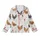 Women's Valentine Coquette Watercolor Farm Fowl Pajamas: Rooster, Hen & Wildflower Print Kid Satin Pajamas Set - 2