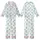 New Parent Pajamas: Vibrant Turquoise Baby Sleepsuit & Bottle Pattern - Cozy Sleep Set Kid Satin Pajamas Set - 1