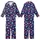 Adult Stardust Playful Cosmic Planets, Stars & Nebulae Bamboo Comfort Loungewear Kid Satin Pajamas Set - 1