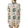 Holiday '67' Wreath Pajama Pants: Festive Snowflake, Gingerbread & Candy Cane Sleepwear Satin Short-Sleeve Pajamas Set - 3