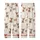 Gentle Loungewear: Cream Crocheted-Look Baby Deer & Love Bug Print Pajama Set Kid Satin Pajamas Set - 3