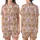 Blush Pink Gingerbread Village: Frosted Houses, Gumdrop Roofs, Snowflakes & Holly Pattern Satin Short-Sleeve Pajamas Set - 1