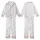Cozy Loungewear Pajamas: Minimalist Black White Pajama & Heart Pattern Kid Satin Pajamas Set - 1