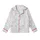 Cozy Loungewear Pajamas: Minimalist Black White Pajama & Heart Pattern Kid Satin Pajamas Set - 2