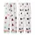 Holiday Decor: Rustic Reindeer Sleigh Seamless Pattern with Buffalo Plaid & Holly Kid Satin Pajamas Set - 3