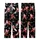 Santa Hockey Game: Dynamic Christmas Skaters & Snowflakes All-Over Pattern – Holiday Graphic Kid Satin Pajamas Set - 3