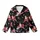 Santa Hockey Game: Dynamic Christmas Skaters & Snowflakes All-Over Pattern – Holiday Graphic Kid Satin Pajamas Set - 2