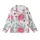 Women's Bridesmaid Rayon Pajamas: Watercolor Fuchsia Rose & Teal Cactus Floral Kid Satin Pajamas Set - 2