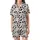 Greyhound Dog Abstract Print Zip-Up Pajamas Digital Sewing Pattern – S/M, Advanced Beginner, Video Tutorial Satin Short-Sleeve Pajamas Set - 2