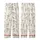 Vintage Donkey & Wheat Pattern: Hand-Drawn Pen & Ink Grayscale Sketch Motif Kid Satin Pajamas Set - 3