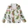 Whimsical Christmas Pickle Party: Festive Characters with Santa Hats, Antlers, & String Lights Print Kid Satin Pajamas Set - 2