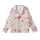 Festive Holiday Pajamas: Watercolor PJs Prosecco Pink Mint Gold Star Print Kid Satin Pajamas Set - 2