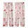 Festive Holiday Pajamas: Watercolor PJs Prosecco Pink Mint Gold Star Print Kid Satin Pajamas Set - 3
