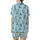 Golf Enthusiast: Seamless Golf Course Silhouette Pattern - Flat Graphic Art Print Satin Short-Sleeve Pajamas Set - 3