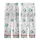Sewing Enthusiast's Dream: Teal Machine, Thimble & Scissors Seamless Illustrative Design Kid Satin Pajamas Set - 3