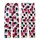 Cat Lovers' Whimsical Cream Hot Pink Flat Color Cartoon Cats Blue Apples Polka Dots Pattern Kid Satin Pajamas Set - 3