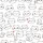 Cat Lovers' Whimsical White Pink Red Black Hand-Drawn Scattered Cartoon Cat Faces Hearts Pattern Kid Satin Pajamas Set - 4