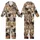 Children's Realistic Photo Kitten Collage Pattern Fleece Pajamas Set Kid Satin Pajamas Set - 1