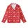 Great Dane Dog Sewing Pattern: Playful Red Polka Dot Paw Bone Zipper - Small Medium Sizes - Instant Download Kid Satin Pajamas Set - 2