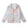 Tween Girls' Iridescent Pastel Macaron Pajamas: Whimsical Watercolor Sleep Set Kid Satin Pajamas Set - 2