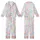 Tween Girls' Iridescent Pastel Macaron Pajamas: Whimsical Watercolor Sleep Set Kid Satin Pajamas Set - 1