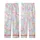 Tween Girls' Iridescent Pastel Macaron Pajamas: Whimsical Watercolor Sleep Set Kid Satin Pajamas Set - 3