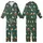 Bearded Dragon Christmas: Jovial Lizard Santa Sleigh Seamless Pattern Garment-Dyed Pajamas Kid Satin Pajamas Set - 1