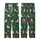 Bearded Dragon Christmas: Jovial Lizard Santa Sleigh Seamless Pattern Garment-Dyed Pajamas Kid Satin Pajamas Set - 3