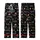 Family Group "Most Likely To" Christmas Pajamas: Festive Activity Pattern & Holiday Illustrations on Black Kid Satin Pajamas Set - 3
