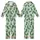 Pickle Lover's Whimsy: Hand-Drawn Smiling Chef Pickles & Jars Seamless Design Kid Satin Pajamas Set - 1