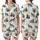 Winter Wolf Pack: Hand-Painted Watercolor Snowy Forest Seamless Art Satin Short-Sleeve Pajamas Set - 1