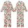 Festive Pizza Pajamas: Whimsical Christmas Tree, Candy Cane & Hot Cocoa Pattern - Cozy Holiday Sleep Set Kid Satin Pajamas Set - 1