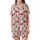 Family Dachshund Christmas Pajamas: Playful Dog & Star Pastel Pink Print - Soft Knit Sleep Set Satin Short-Sleeve Pajamas Set - 2