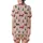 Family Dachshund Christmas Pajamas: Playful Dog & Star Pastel Pink Print - Soft Knit Sleep Set Satin Short-Sleeve Pajamas Set - 3