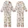 Women's Whimsical Parisian Puppy Christmas Pajamas: Cavalier King Charles Spaniel & Eiffel Tower Sleep Set Kid Satin Pajamas Set - 1