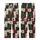 Family Retro Christmas Loungewear: Quilted Tartan Plaid Patchwork, Holly Tree & Snowflake Design Kid Satin Pajamas Set - 3