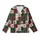 Family Retro Christmas Loungewear: Quilted Tartan Plaid Patchwork, Holly Tree & Snowflake Design Kid Satin Pajamas Set - 2