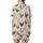 Women's Valentine Coquette Watercolor Farm Fowl Pajamas: Rooster, Hen & Wildflower Print Satin Short-Sleeve Pajamas Set - 3