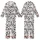 Greyhound Dog Abstract Print Zip-Up Pajamas Digital Sewing Pattern – S/M, Advanced Beginner, Video Tutorial Kid Satin Pajamas Set - 1