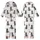 Black Lab Christmas Pajamas: Hand-Drawn Watercolor Dog & Gold Star Lights - Relaxed Jersey Knit Kid Satin Pajamas Set - 1