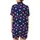 Adult Stardust Playful Cosmic Planets, Stars & Nebulae Bamboo Comfort Loungewear Satin Short-Sleeve Pajamas Set - 3