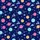 Adult Stardust Playful Cosmic Planets, Stars & Nebulae Bamboo Comfort Loungewear Satin Short-Sleeve Pajamas Set - 4