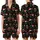 Family Christmas 2025 Celebration: Cheerful 'Making Memories' Seamless Pattern Design Satin Short-Sleeve Pajamas Set - 1