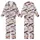 Diamond League Retro Pattern: Pinstripe Baseball & Champion Script Print Kid Satin Pajamas Set - 1