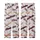 Diamond League Retro Pattern: Pinstripe Baseball & Champion Script Print Kid Satin Pajamas Set - 3